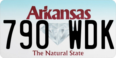 AR license plate 790WDK