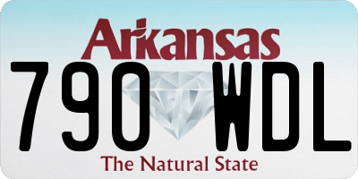 AR license plate 790WDL