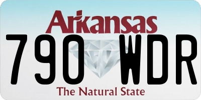 AR license plate 790WDR