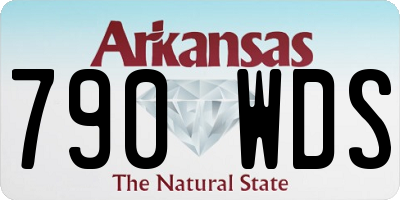 AR license plate 790WDS