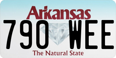AR license plate 790WEE