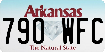 AR license plate 790WFC