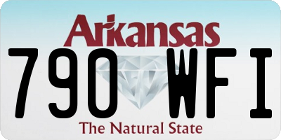 AR license plate 790WFI