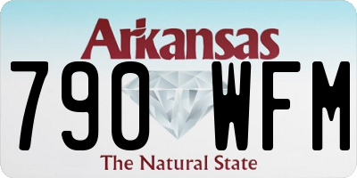 AR license plate 790WFM
