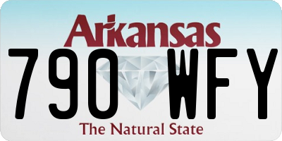 AR license plate 790WFY