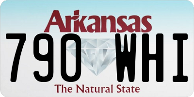 AR license plate 790WHI
