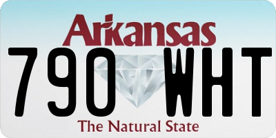 AR license plate 790WHT