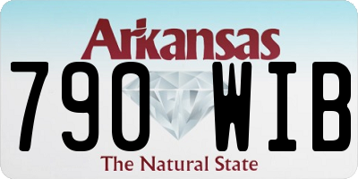 AR license plate 790WIB