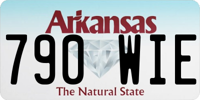 AR license plate 790WIE