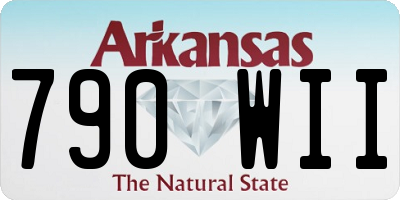 AR license plate 790WII