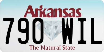 AR license plate 790WIL
