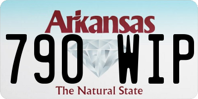 AR license plate 790WIP