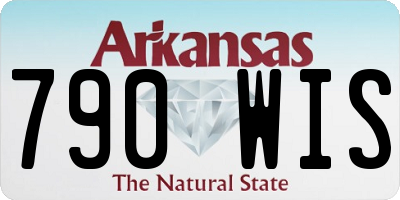 AR license plate 790WIS