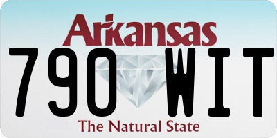 AR license plate 790WIT