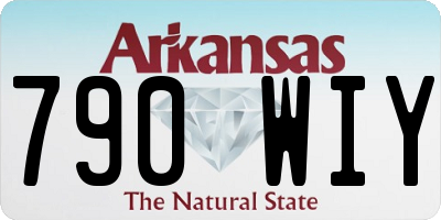 AR license plate 790WIY