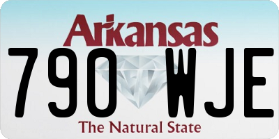 AR license plate 790WJE