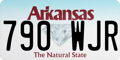 AR license plate 790WJR