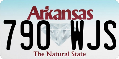 AR license plate 790WJS