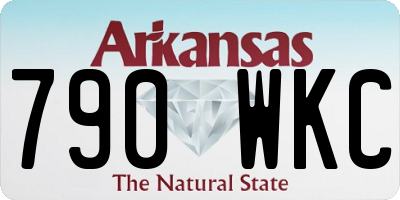 AR license plate 790WKC