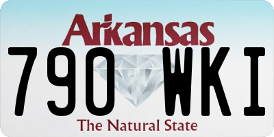 AR license plate 790WKI