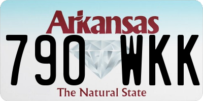 AR license plate 790WKK