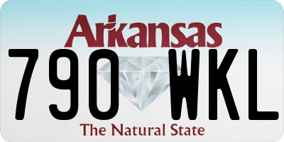AR license plate 790WKL