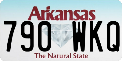 AR license plate 790WKQ