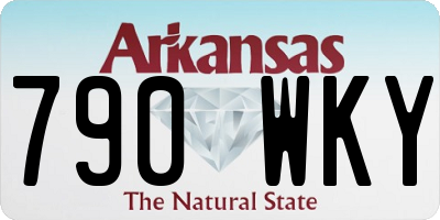 AR license plate 790WKY