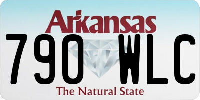AR license plate 790WLC