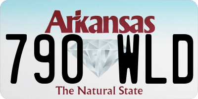 AR license plate 790WLD