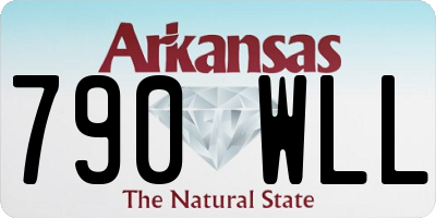 AR license plate 790WLL
