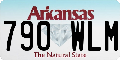 AR license plate 790WLM
