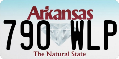 AR license plate 790WLP