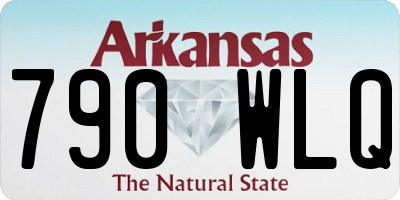 AR license plate 790WLQ