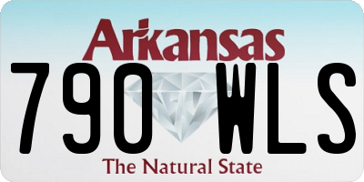AR license plate 790WLS