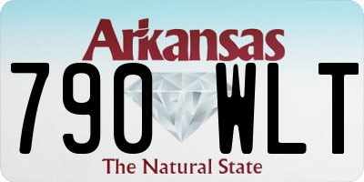 AR license plate 790WLT