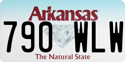 AR license plate 790WLW