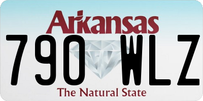 AR license plate 790WLZ