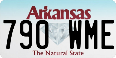AR license plate 790WME