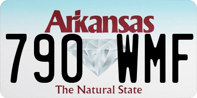 AR license plate 790WMF