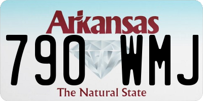 AR license plate 790WMJ