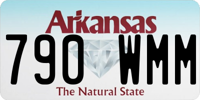 AR license plate 790WMM