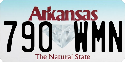 AR license plate 790WMN