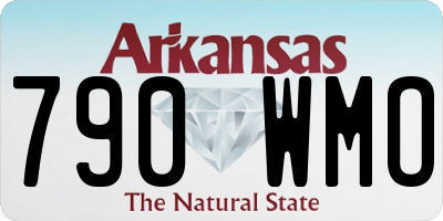 AR license plate 790WMO