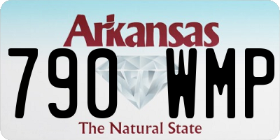 AR license plate 790WMP