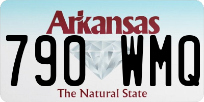 AR license plate 790WMQ
