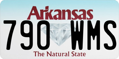 AR license plate 790WMS