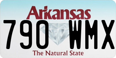 AR license plate 790WMX