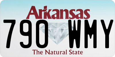 AR license plate 790WMY