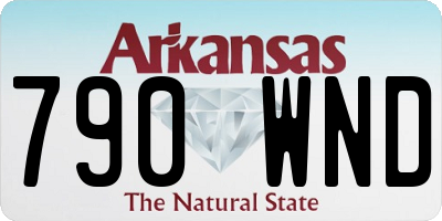 AR license plate 790WND